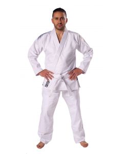 Brazilų Džiu Džitsu kimono FIGHTNATURE Training balta, 450 g/m², 100% medvilnė